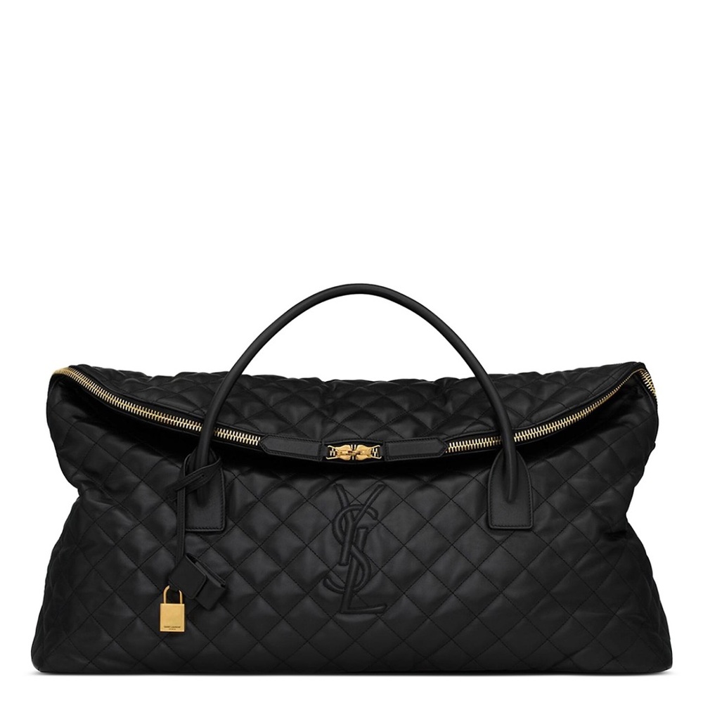 Saint Laurent Es Giant Travel Bag in Quilted Leather